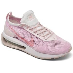 Nike Air Max flyknit Racer Women's Pink and White Sneakers